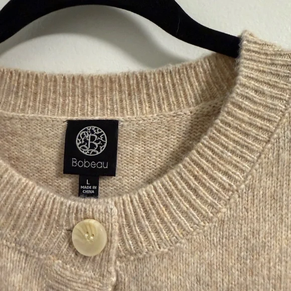 Bobeau Bobbi Jacquard Dot Cardigan - Picture 3 of 8